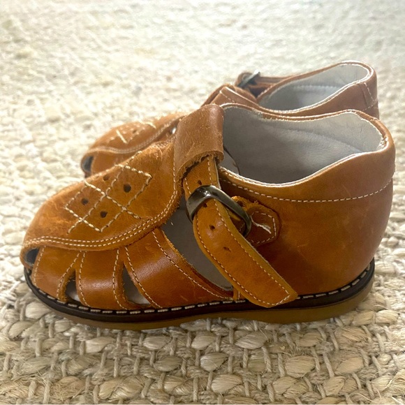 Spanish leather toddler sandals (EU 20) - Picture 2 of 3